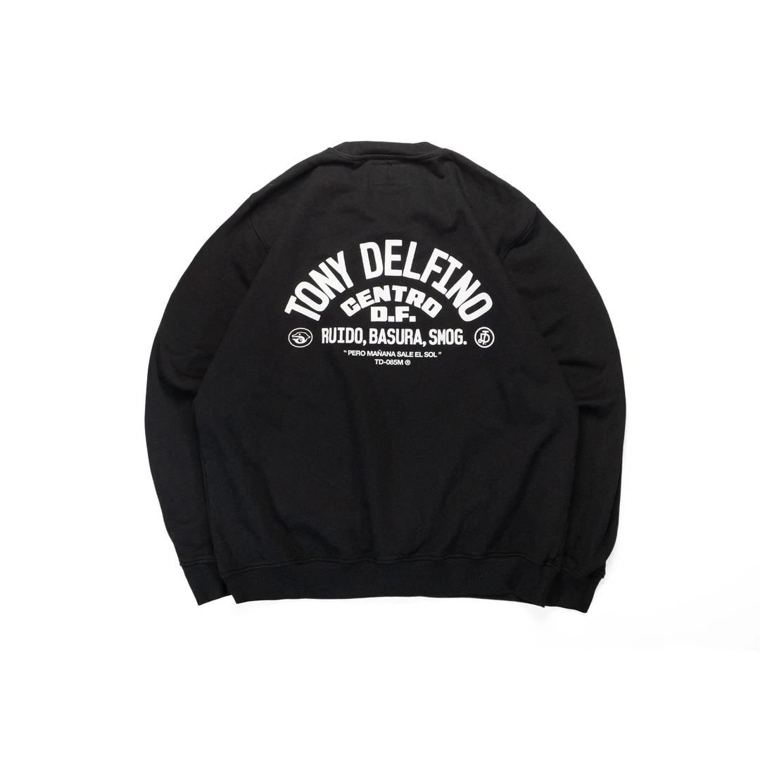 BASURA & SMOG - CREWNECK / BLACK